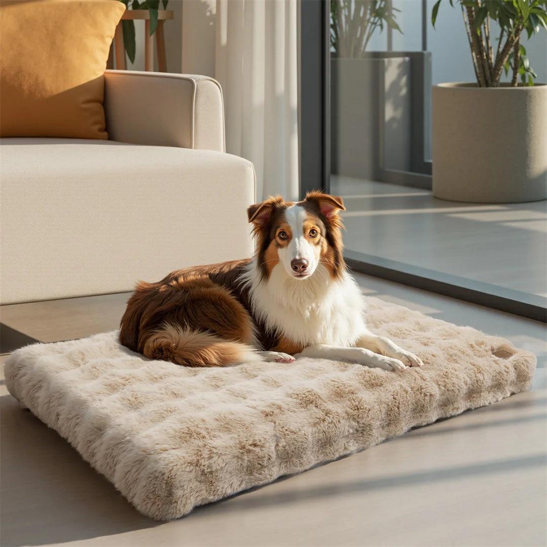 BINGOPAW Ultra Soft Dog Bed With Removable Cover For Pets