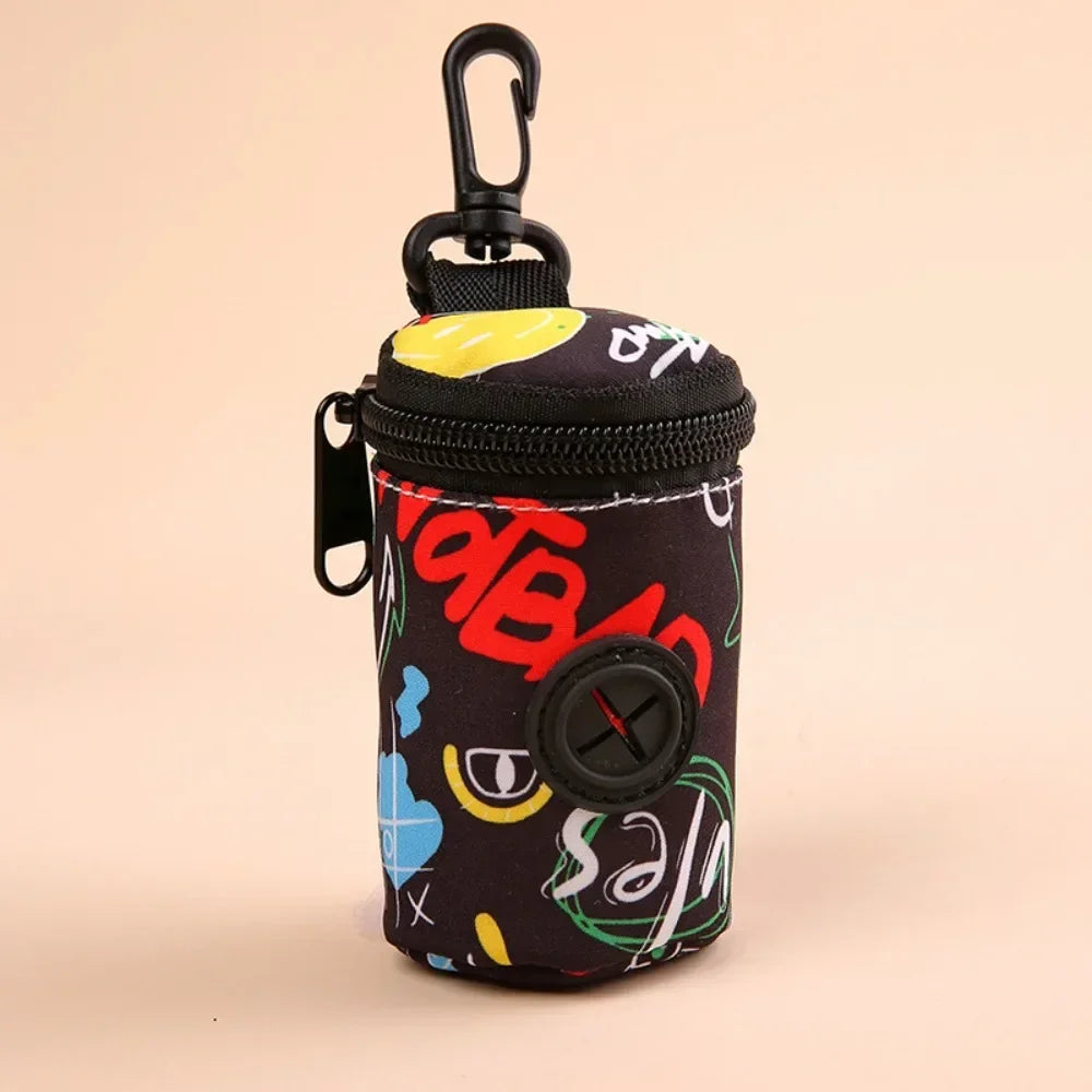 Hangable Dog Poop Bag Dispenser Portable Walking Accessory Organizer