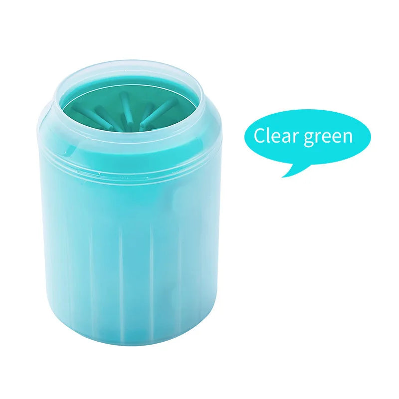 Dzomnok Soft Silicone Pet Foot Wash Cup Paw Cleaning Brush