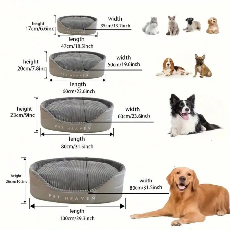 Supersoft And Cozy All Season Pet Bed For Dogs Cats