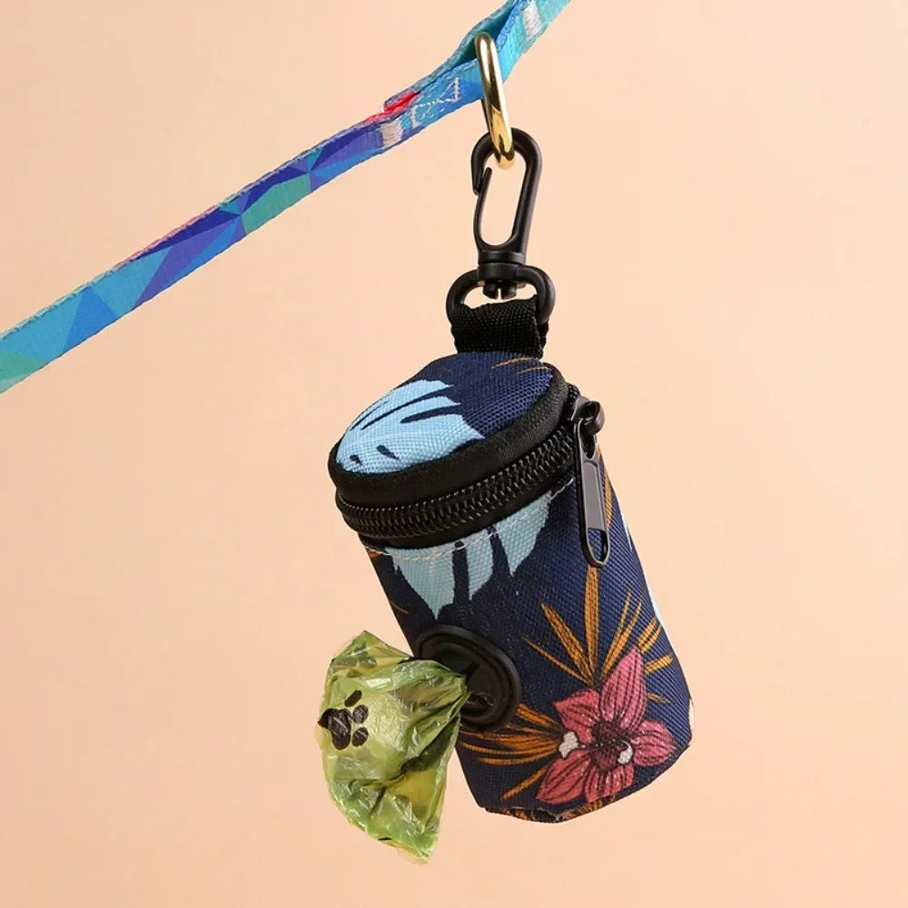 Hangable Dog Poop Bag Dispenser Portable Walking Accessory Organizer