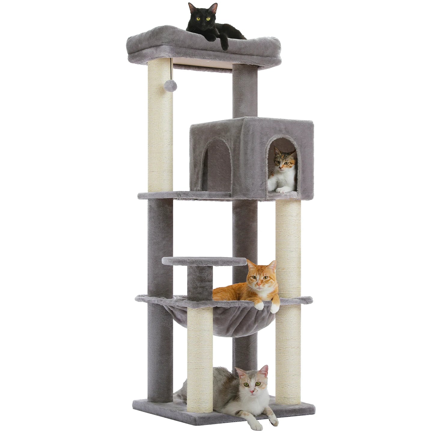 PAWZ Road Heavy Duty Cat Tree With Thick Scratching Posts