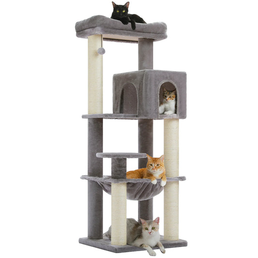 PAWZ Road Heavy Duty Cat Tree With Thick Scratching Posts