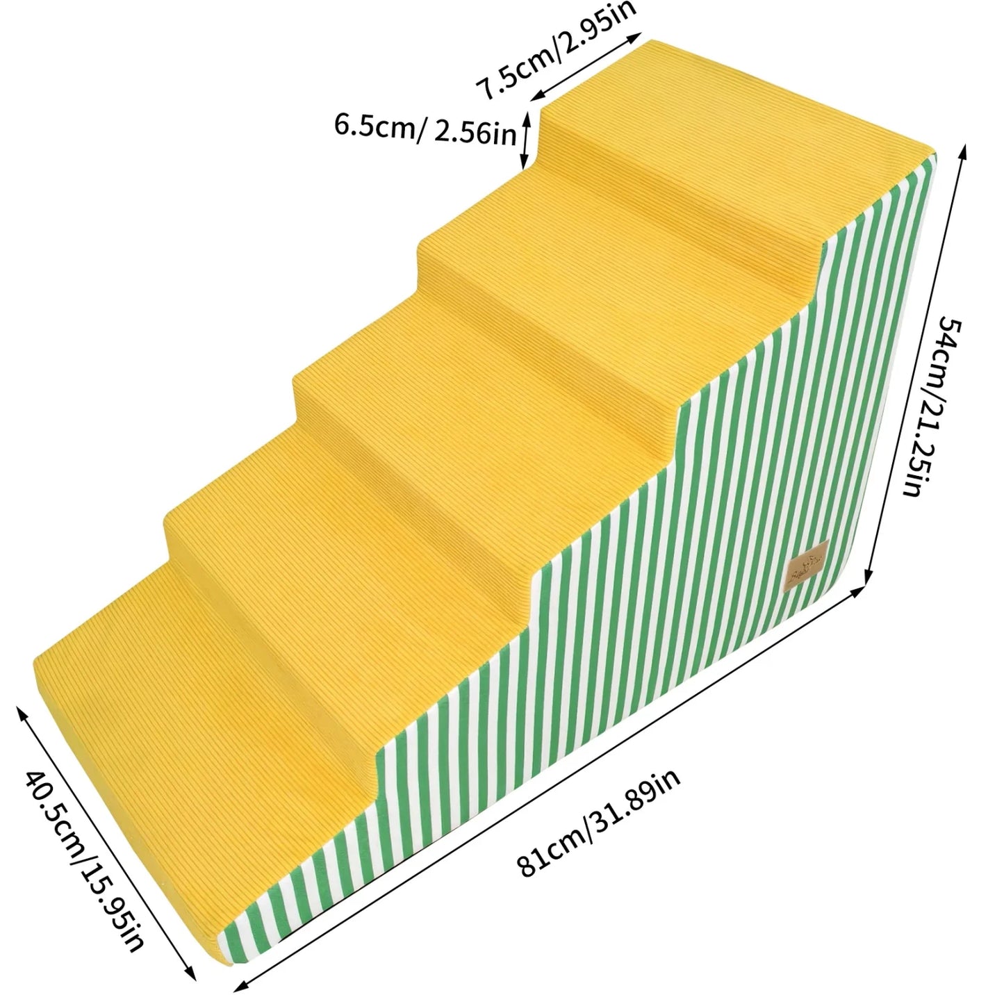 Dog Stairs For Bed And Sofa High-Density Foam Ramp