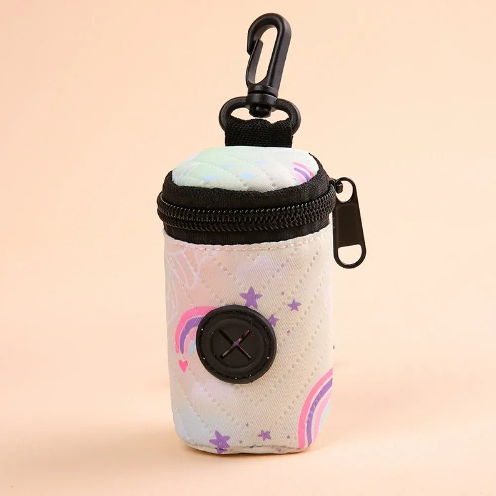 Hangable Dog Poop Bag Dispenser Portable Walking Accessory Organizer