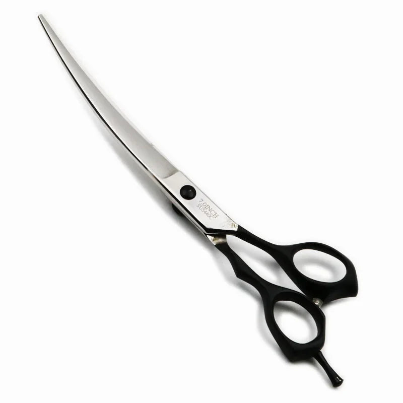 VICMOVE Upward Curved Pet Scissors For Dogs Right Left