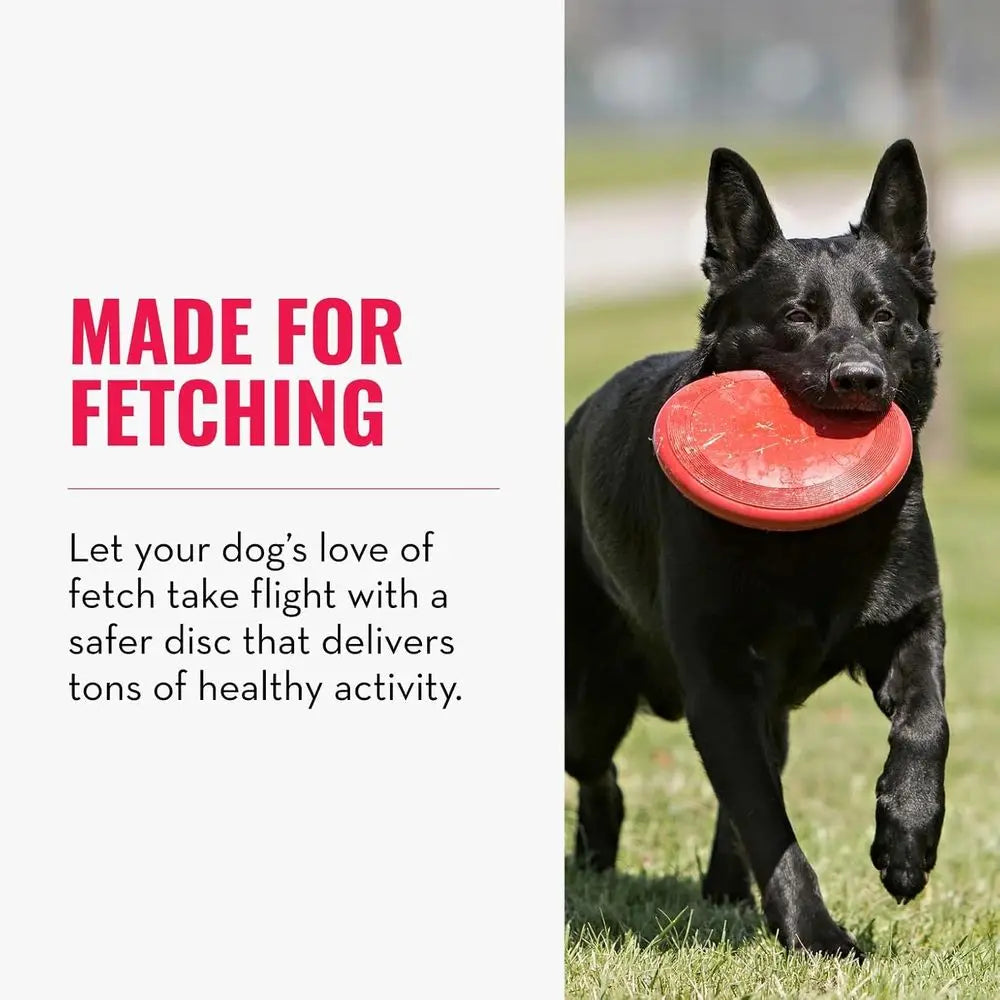 Durable Natural Rubber Disc Dog Toy For Safe Chewing And Fetch