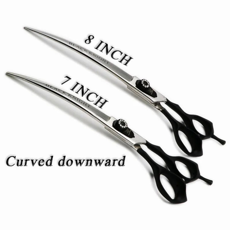 VICMOVE Upward Curved Pet Scissors For Dogs Right Left