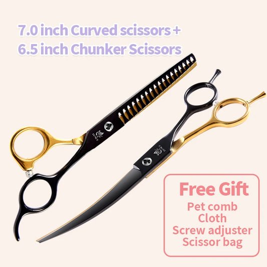 Fenice Professional Pet Grooming Scissors Set For Small Dogs