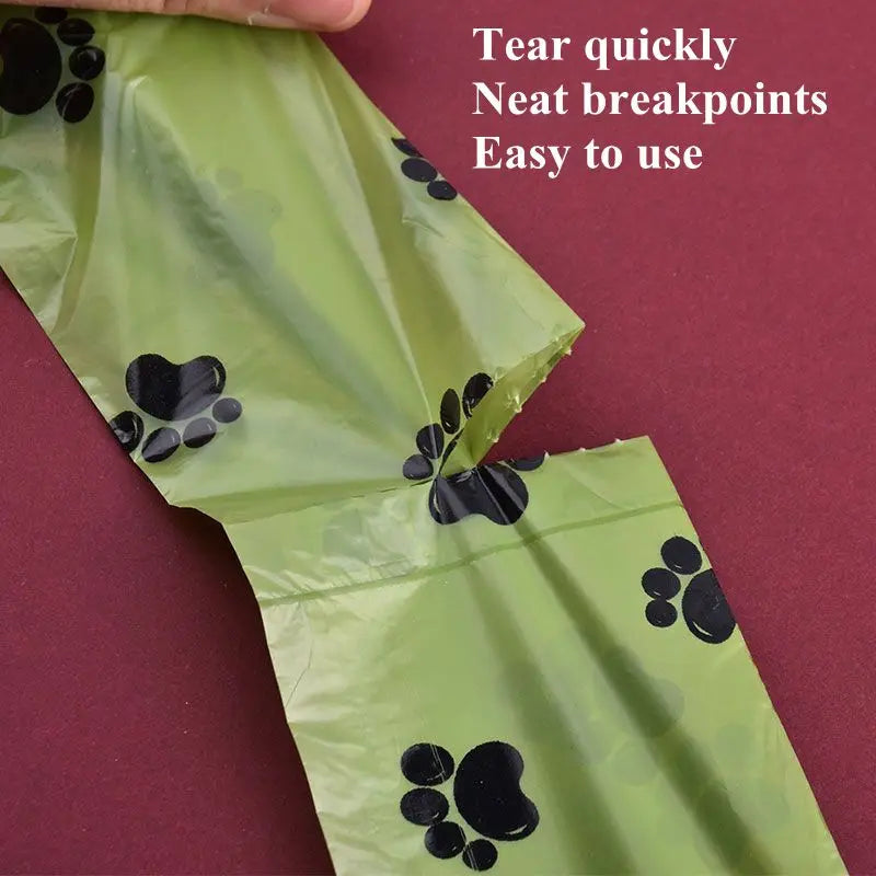 Biodegradable Unscented Dog Poop Bags With Dispenser