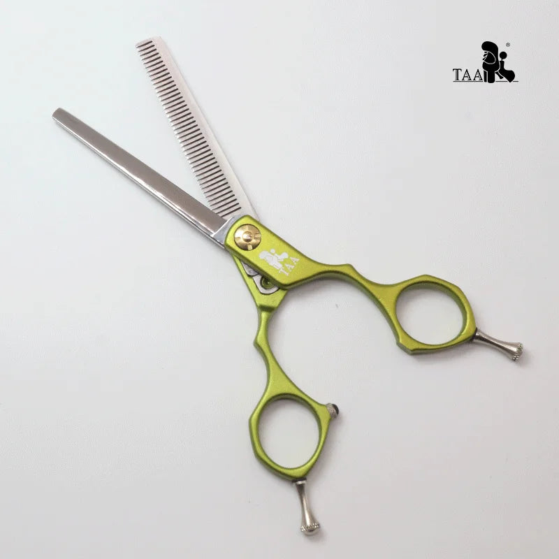 TAA Professional Grooming Scissors for Dogs and Cats 440C Steel