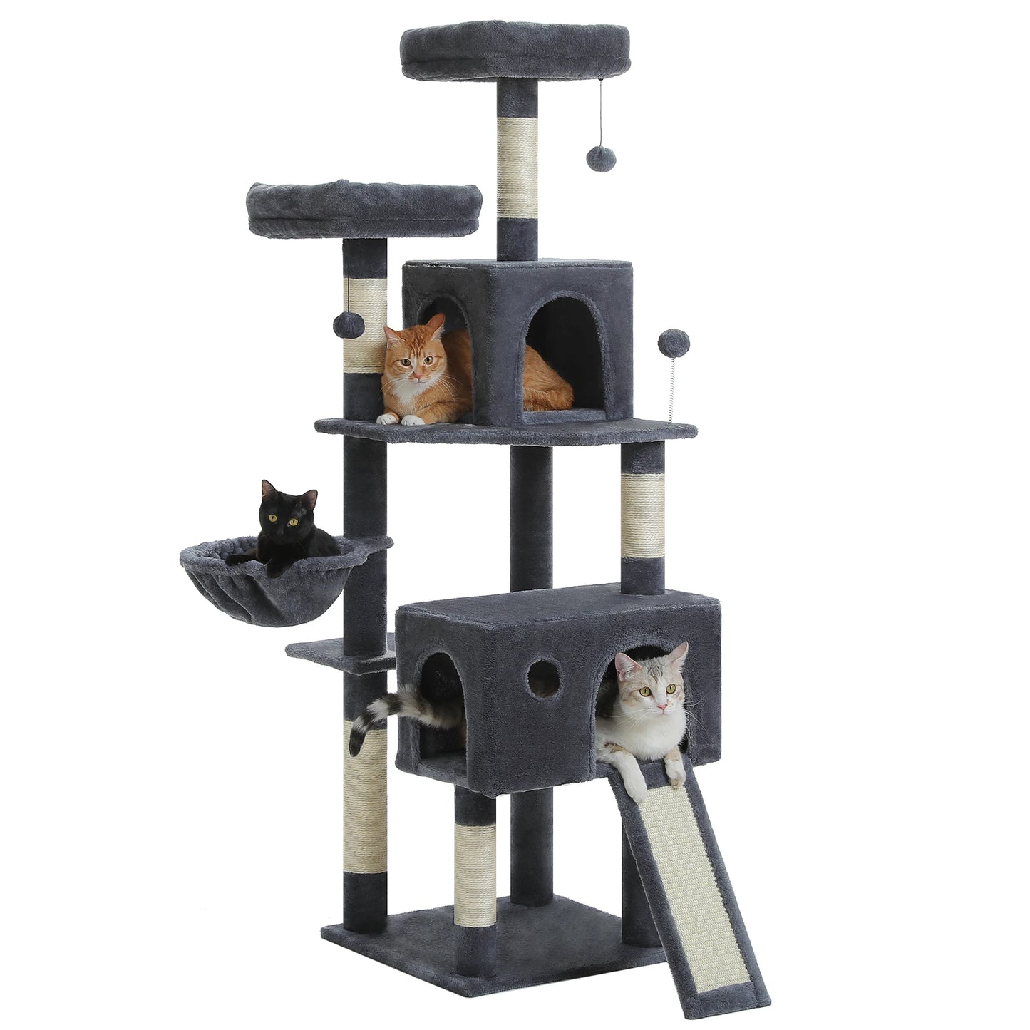 PAWZ Road Five-Level Cat Tree Tower With Sisal Scratching