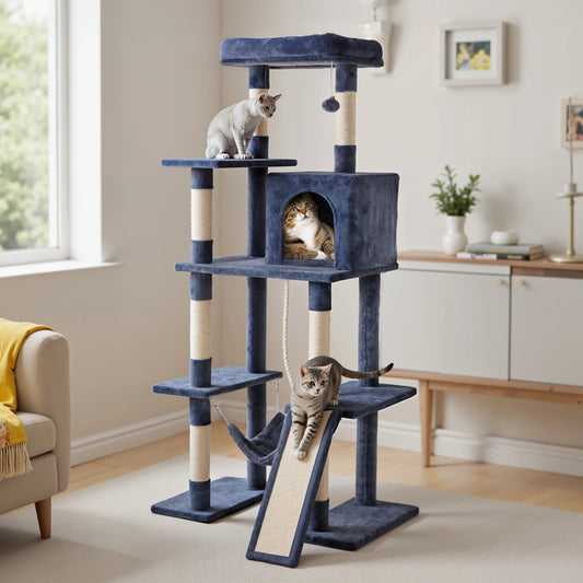 MCQ Cat Tree Tower With Condo Sisal Scratching Posts