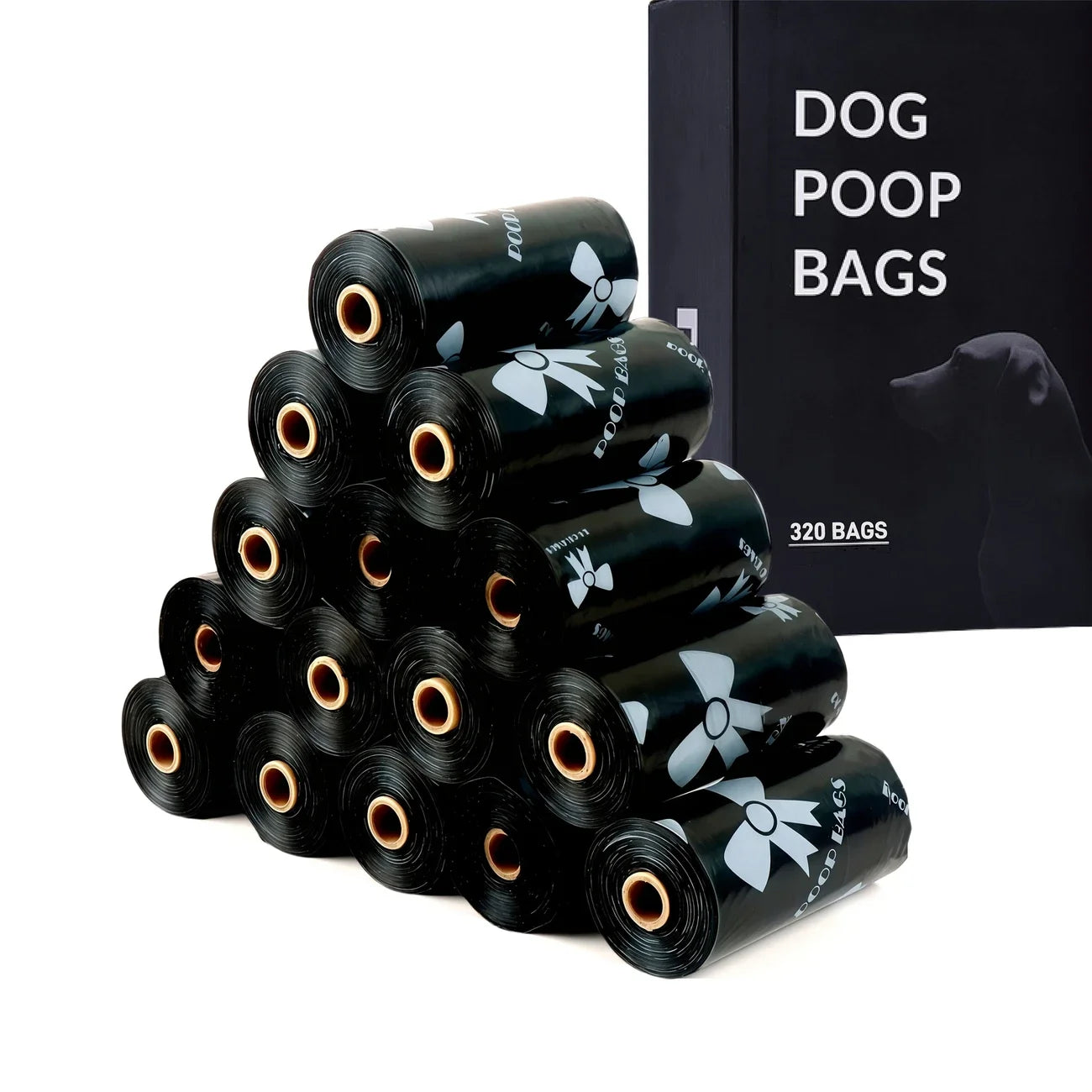 Super Thick Dog Poop Bags 180 Count Leak Proof Polyethylene