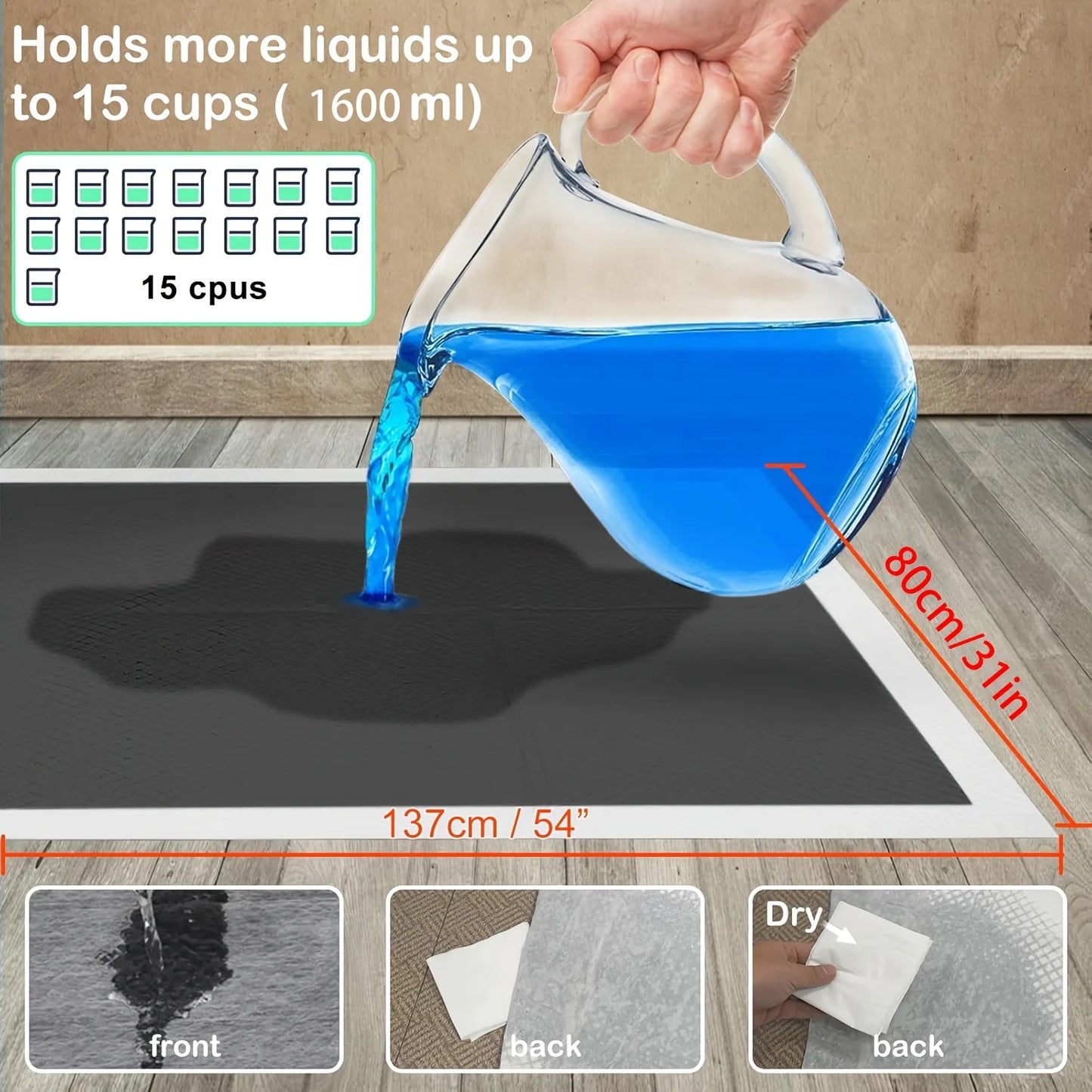 Charcoal Odor Control Pet Pee Pads For Dogs Cats Rabbits Leak Proof