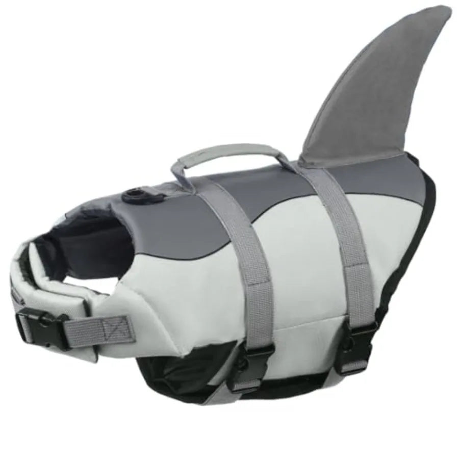 Dog Life Vest For Swimming Pet Floating Device With Lift Handle