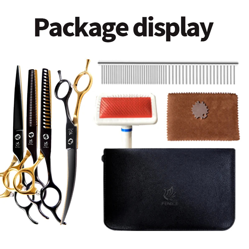 Fenice Professional Pet Grooming Scissors Set For Small Dogs