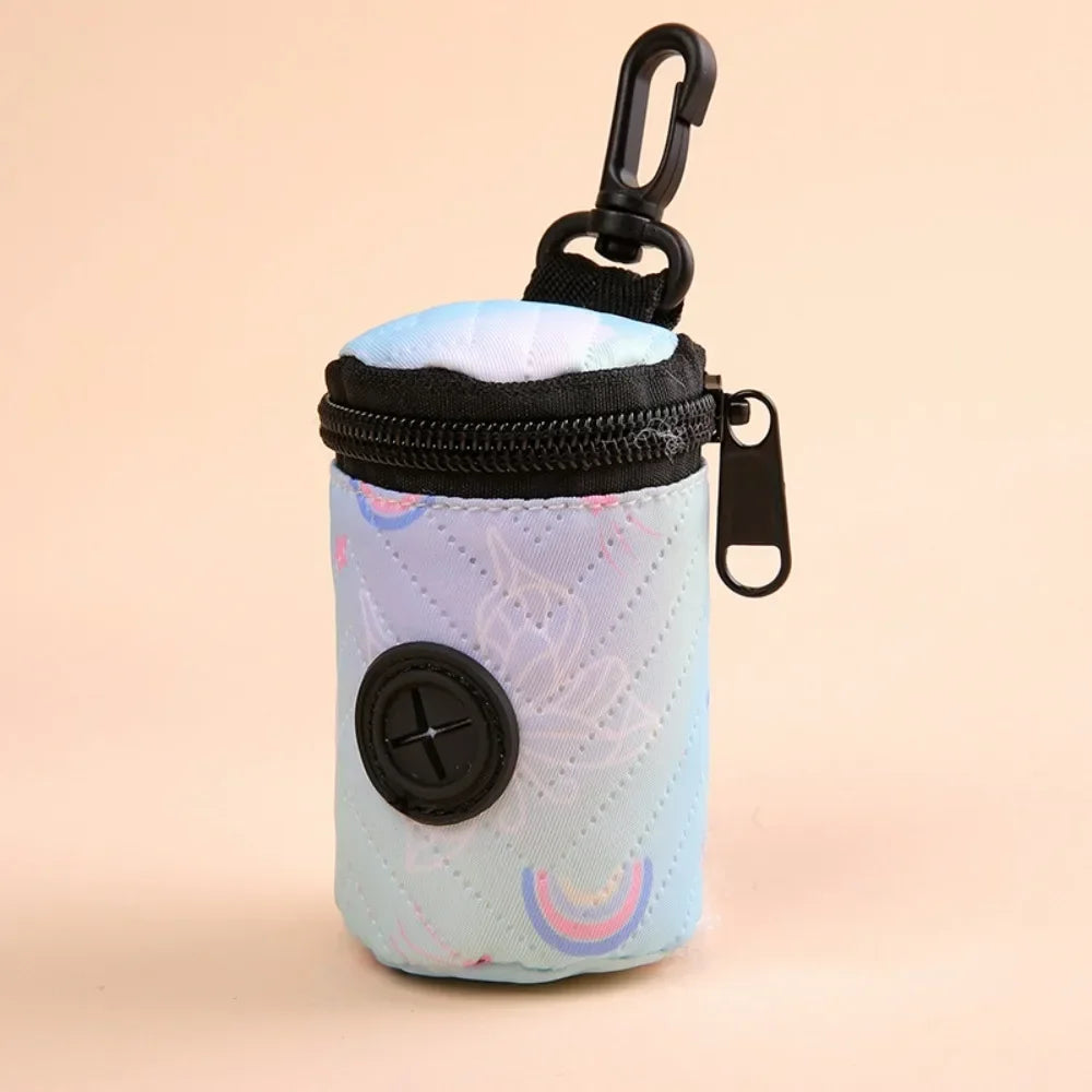 Hangable Dog Poop Bag Dispenser Portable Walking Accessory Organizer