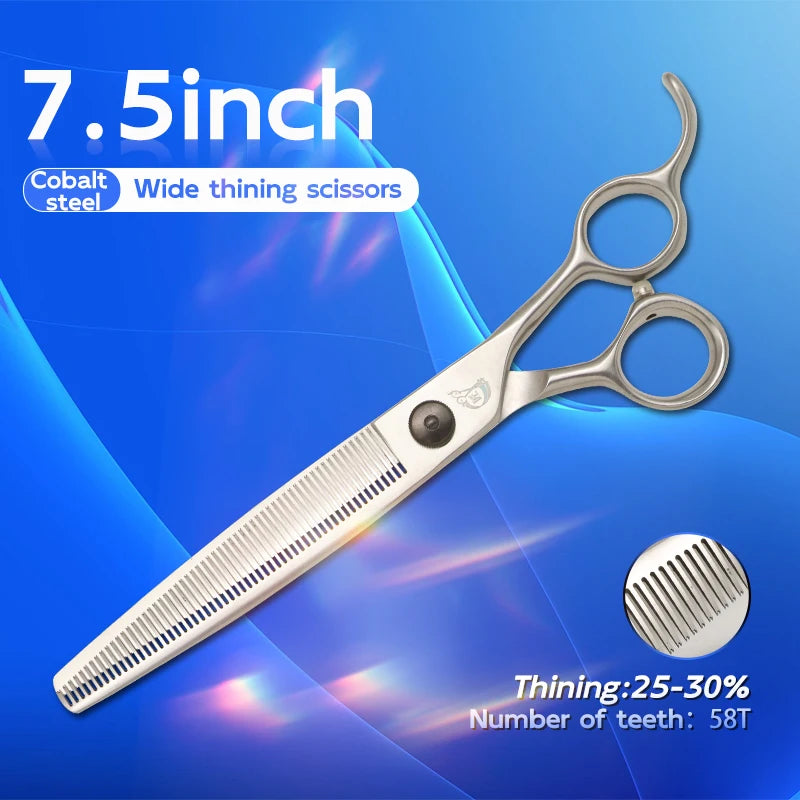KEEP BEAUTY Dog Grooming Scissors Set Stainless Steel Straight Curved