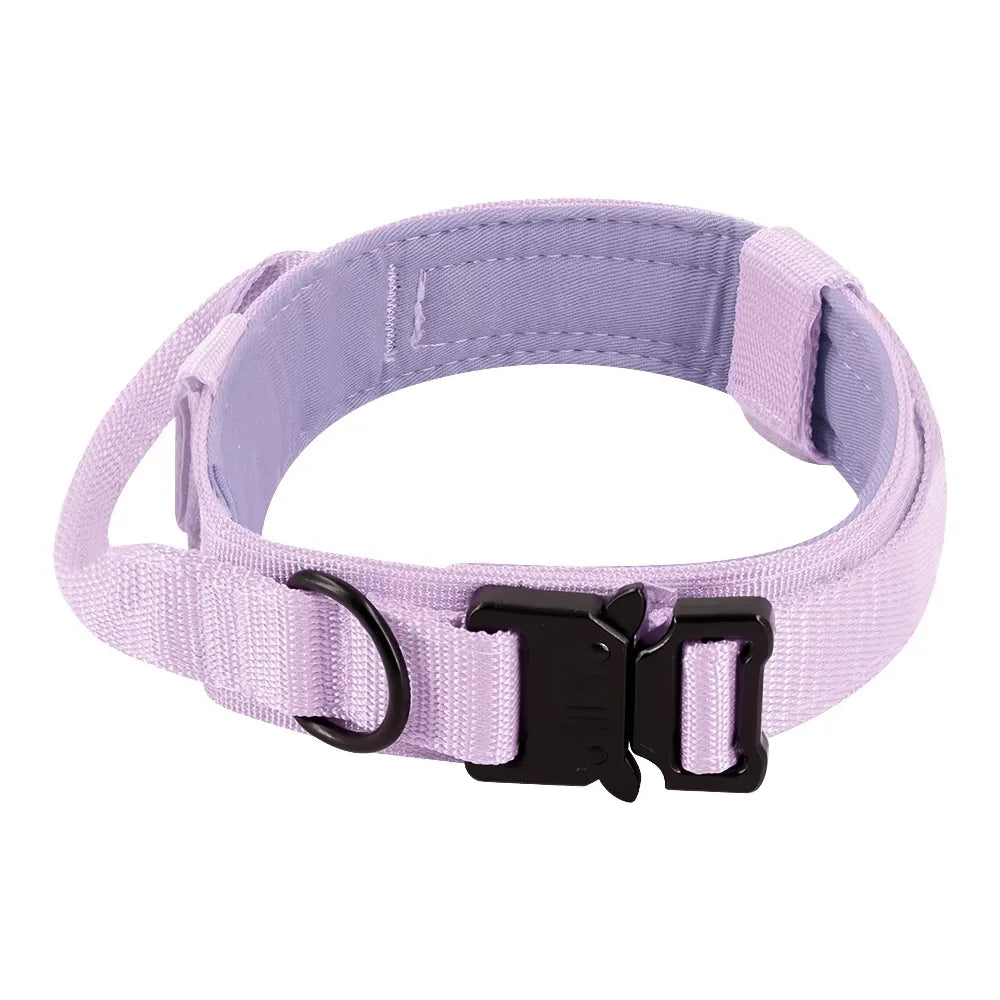 Dog Training Collar Adjustable Tactical Leash Set With Control Handle