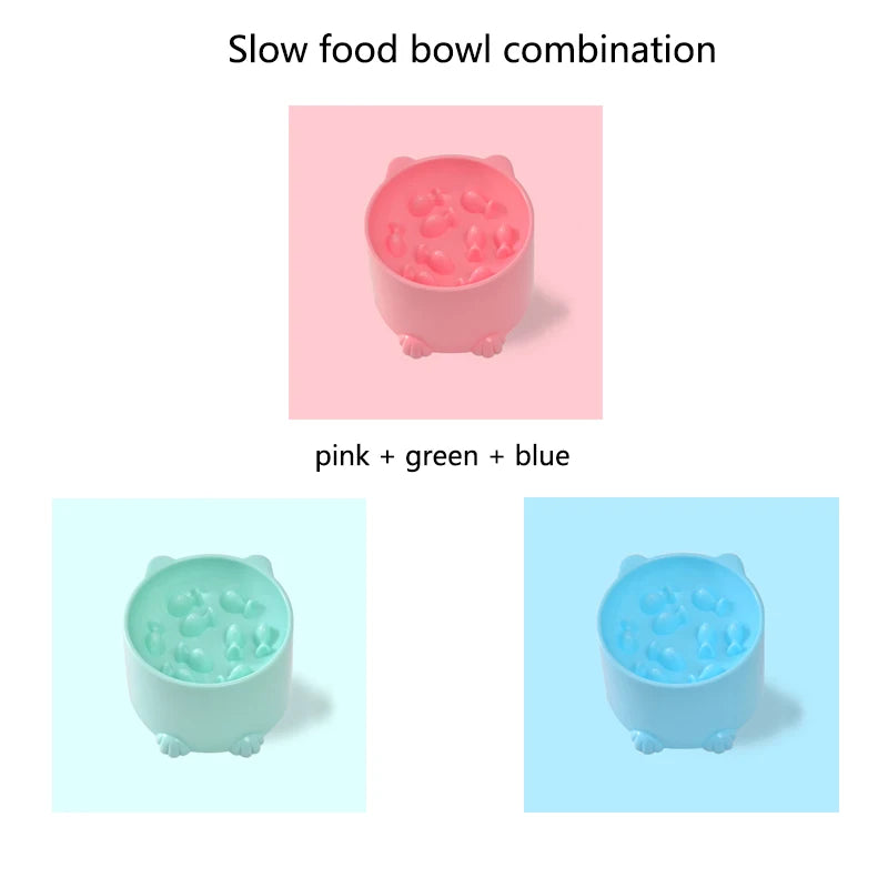 Slow Feeder Puzzle Pet Bowl With Anti Choking Design