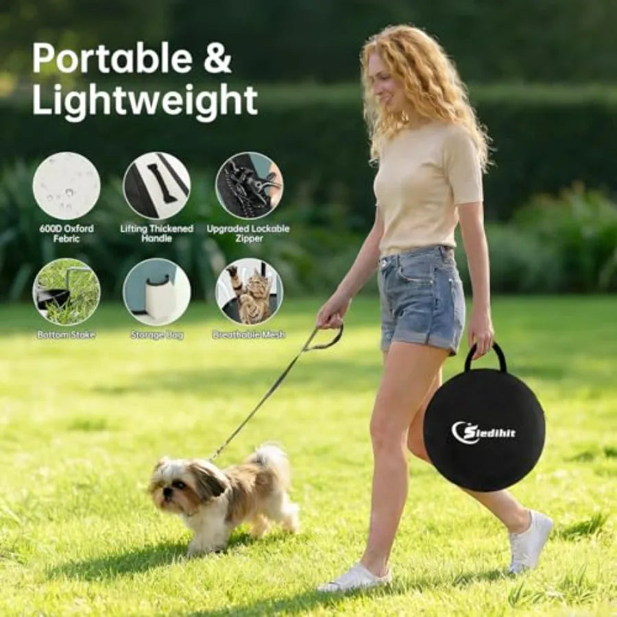 Portable Foldable Pet Playpen for Pets Indoor Outdoor Use