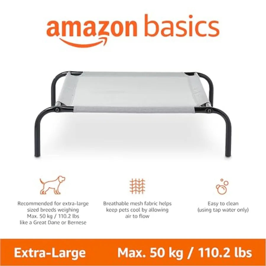 Cooling Elevated Pet Bed With Metal Frame For Dogs