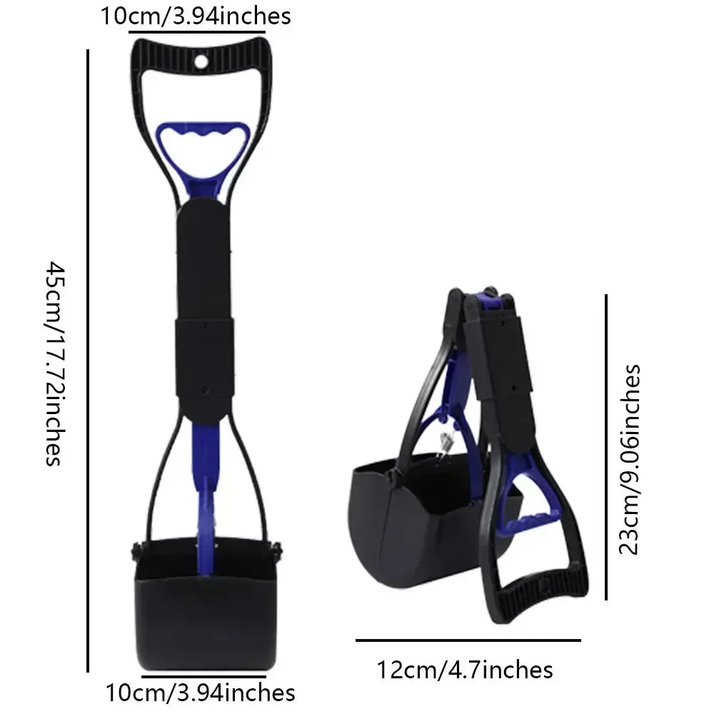 Long Handle Pooper Scooper For Dogs And Cats Waste Cleanup