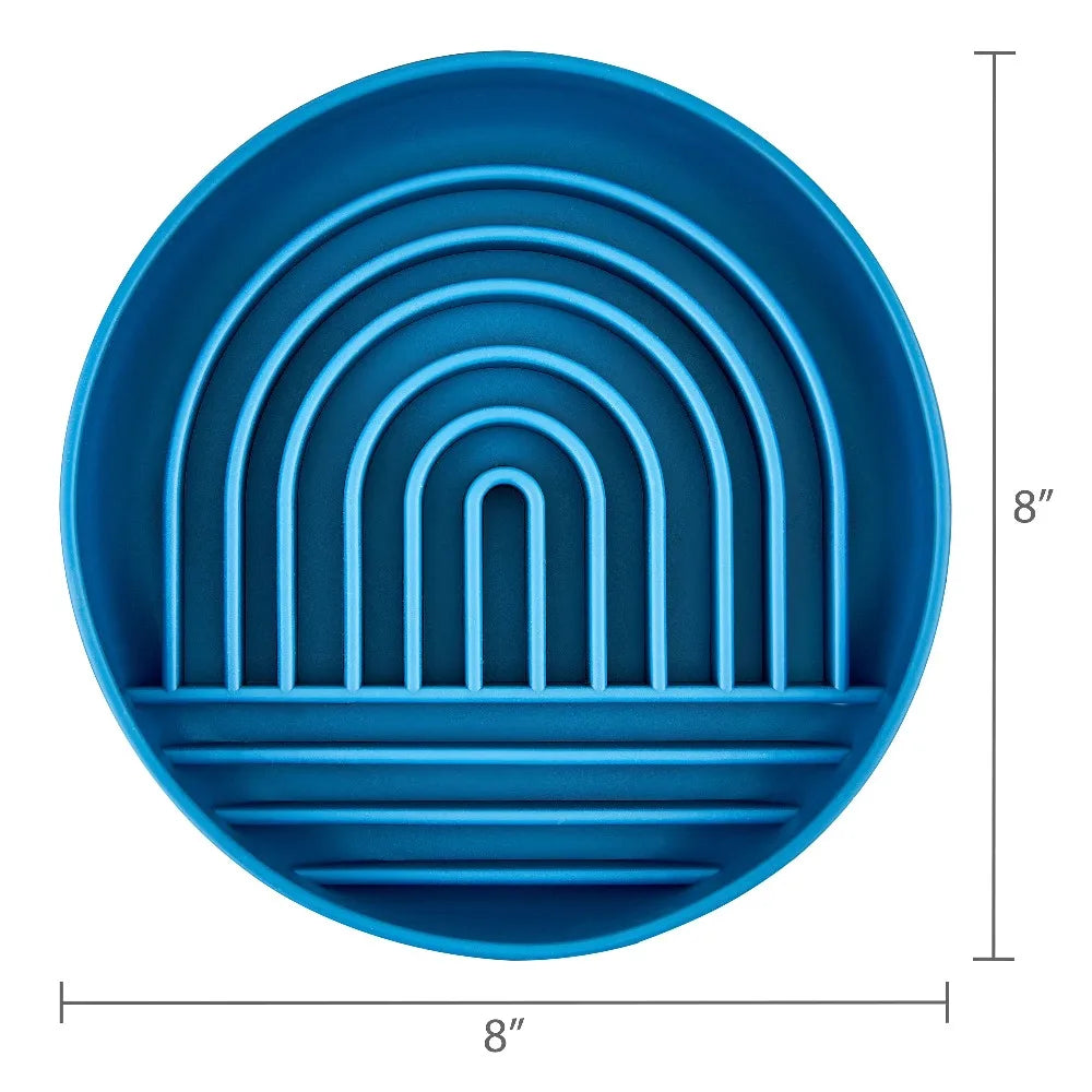 Silicone Slow Feeder Bowl For Pets Design Anti Choke