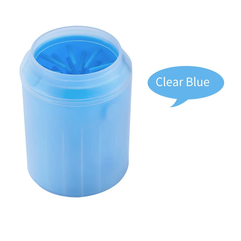 Dzomnok Soft Silicone Pet Foot Wash Cup Paw Cleaning Brush