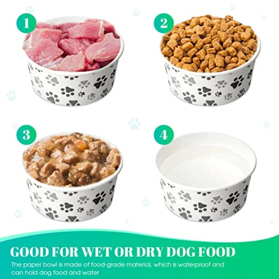 Wooden Pet Bowls For Small Dogs And Cats Travel Bowls