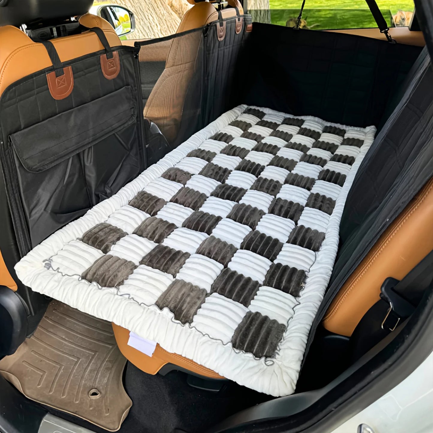 PETRAVEL Dog Bed Warm Mat For Car Seat Cover Washable