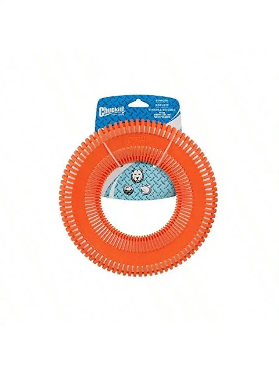 Chuckit Rugged Flyer Dog Toy 2 Pack Durable Outdoor Play