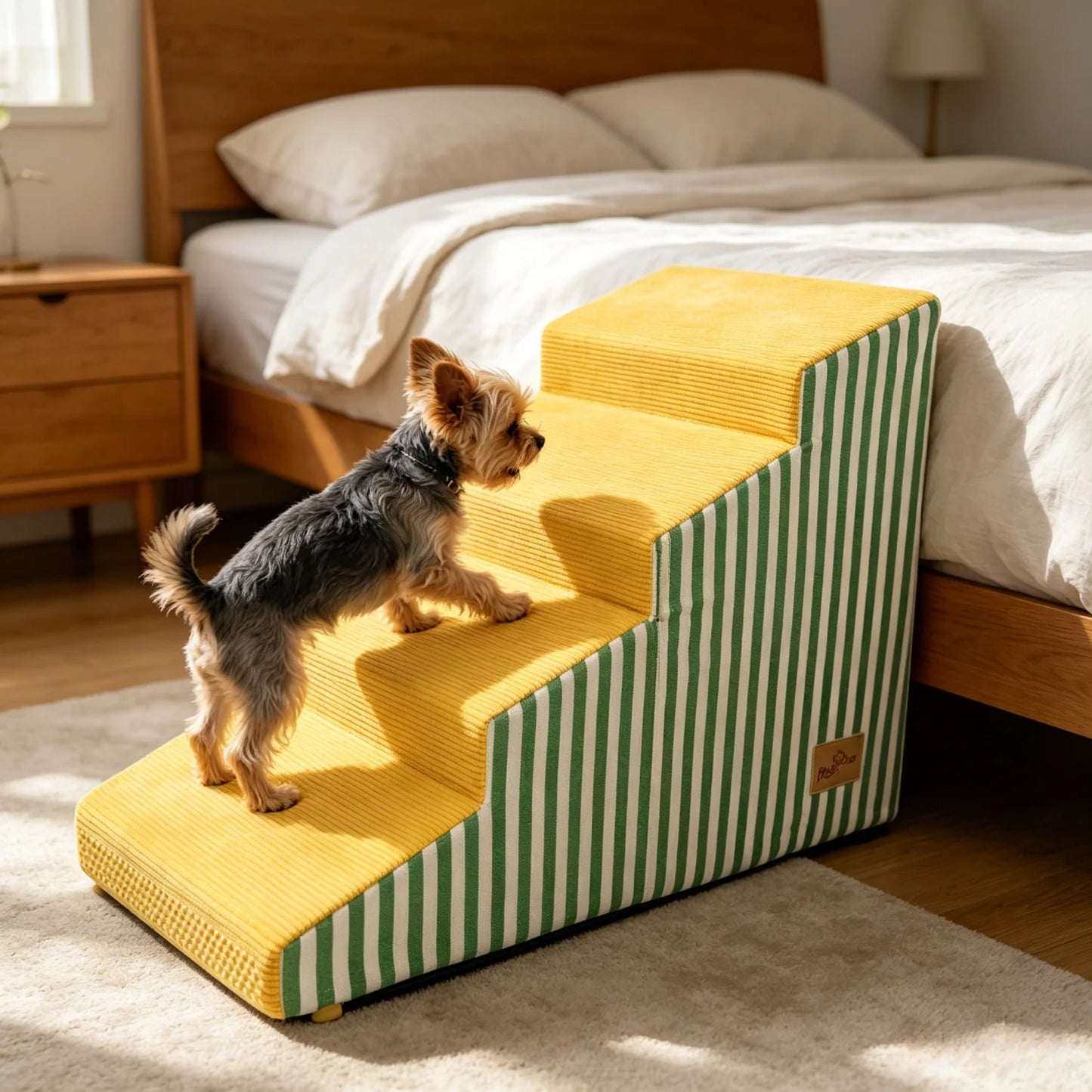 Dog Stairs For Bed And Sofa High-Density Foam Ramp