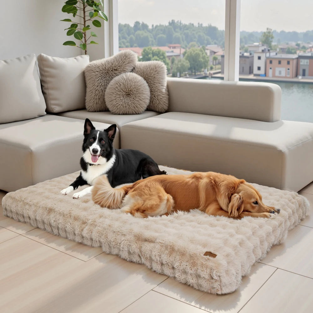 BORWART CN Ultra Plush Dog Bed For Dogs Washable Cushion