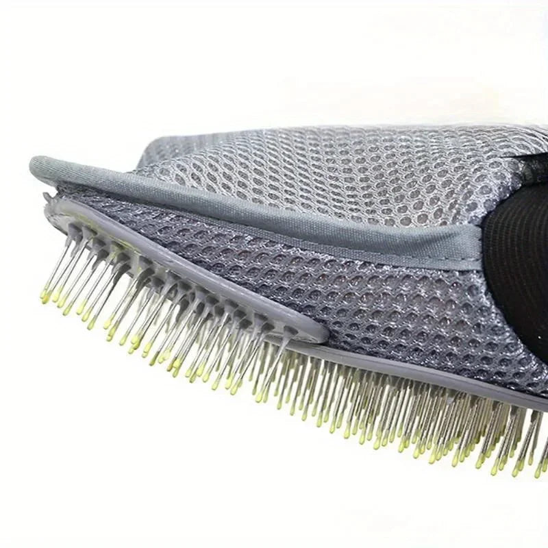 Gentle Deshedding Pet Grooming Glove For Dog And Cat Removal