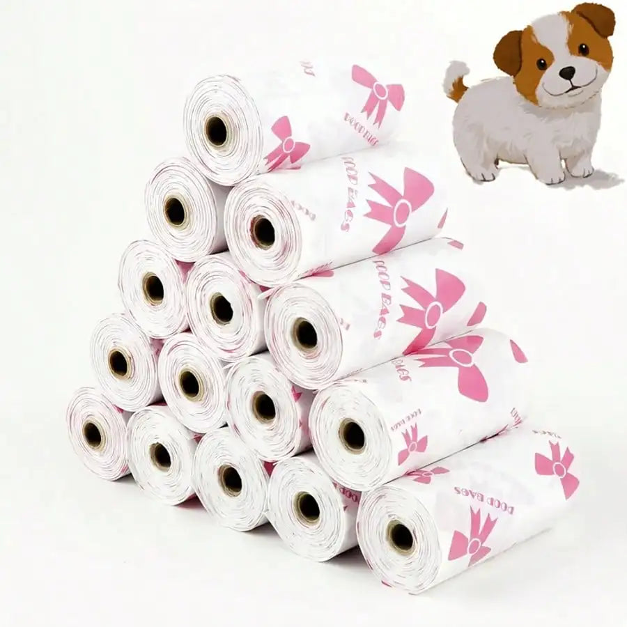 Super Thick Dog Poop Bags 180 Count Leak Proof Polyethylene