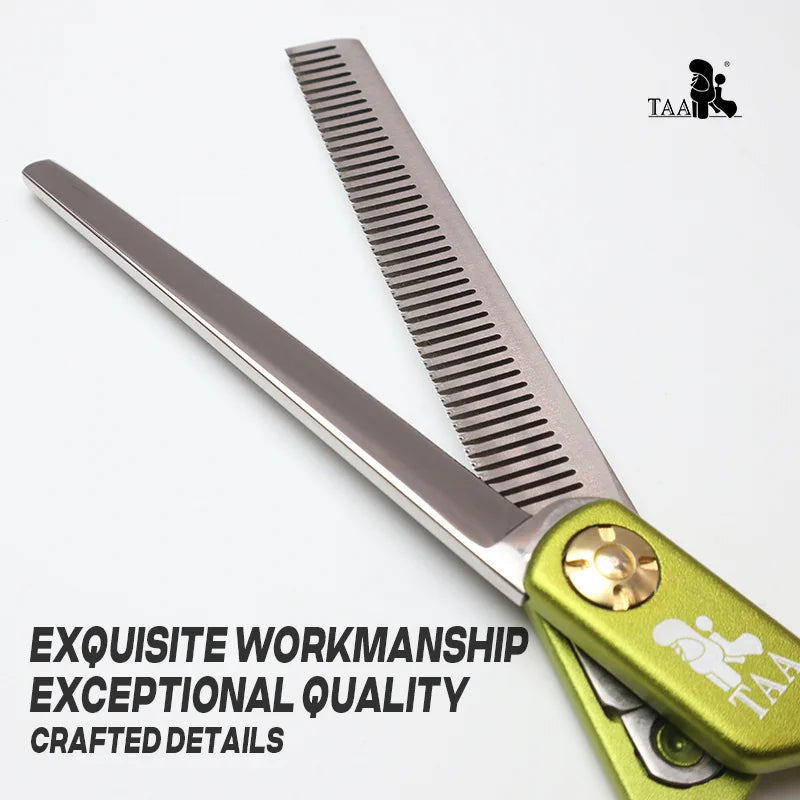 TAA Professional Grooming Scissors for Dogs and Cats 440C Steel