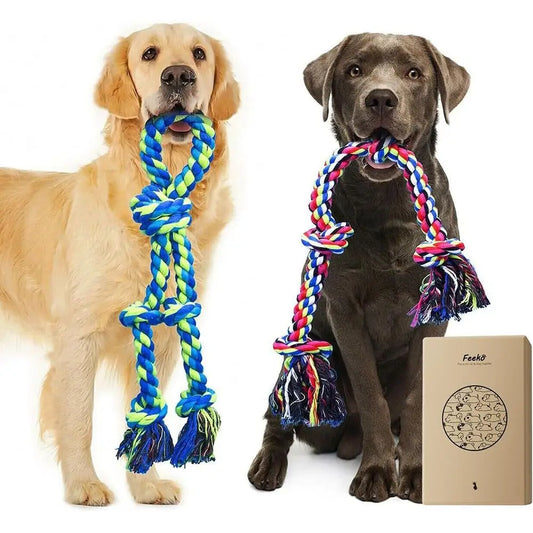 Heavy Duty Dog Rope Toy For Aggressive Chewers Two Pack