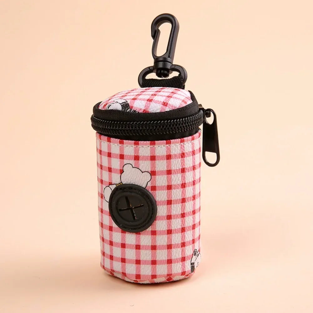 Hangable Dog Poop Bag Dispenser Portable Walking Accessory Organizer