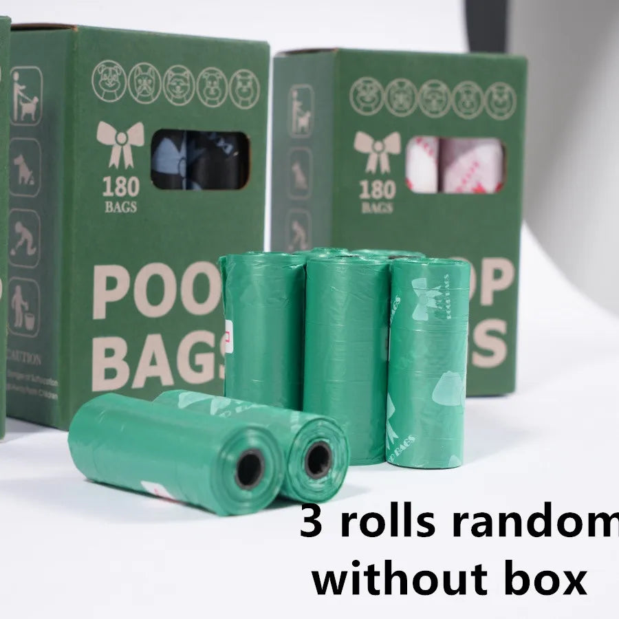 Super Thick Dog Poop Bags 180 Count Leak Proof Polyethylene