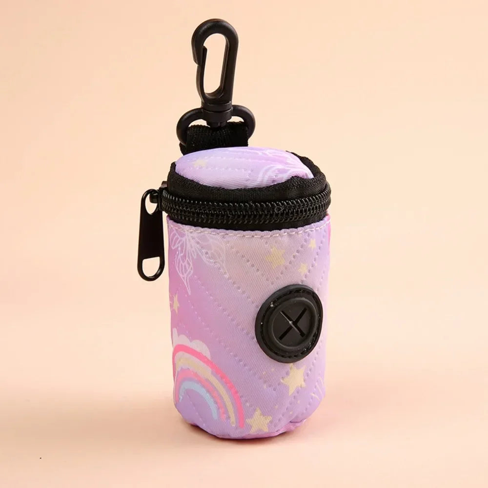 Hangable Dog Poop Bag Dispenser Portable Walking Accessory Organizer