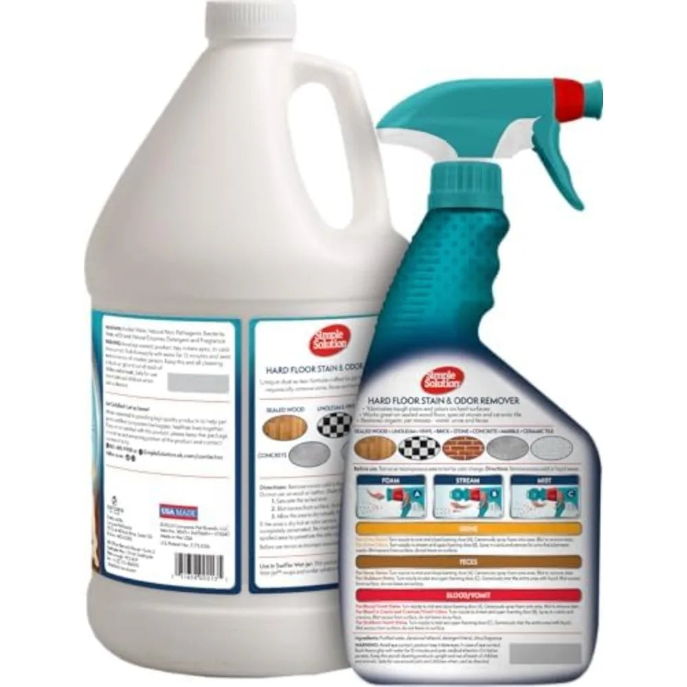 XMSJ Hard Floor Pet Stain Odor Remover Enzyme Cleaner