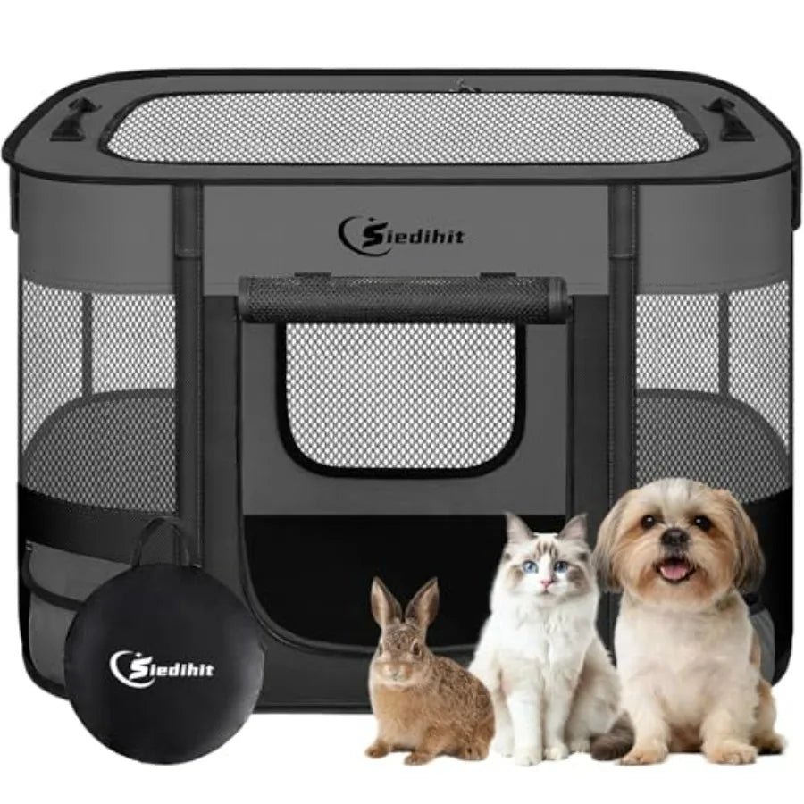 Portable Foldable Pet Playpen for Pets Indoor Outdoor Use