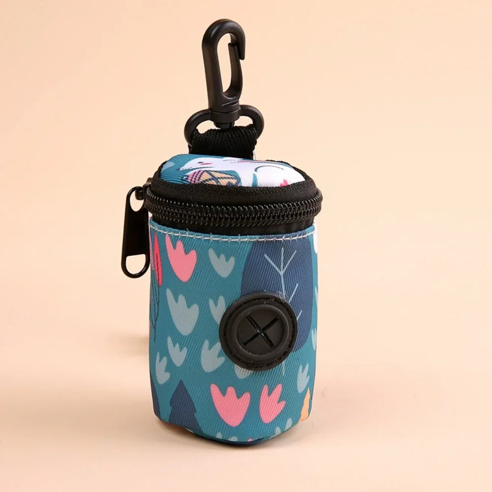 Hangable Dog Poop Bag Dispenser Portable Walking Accessory Organizer