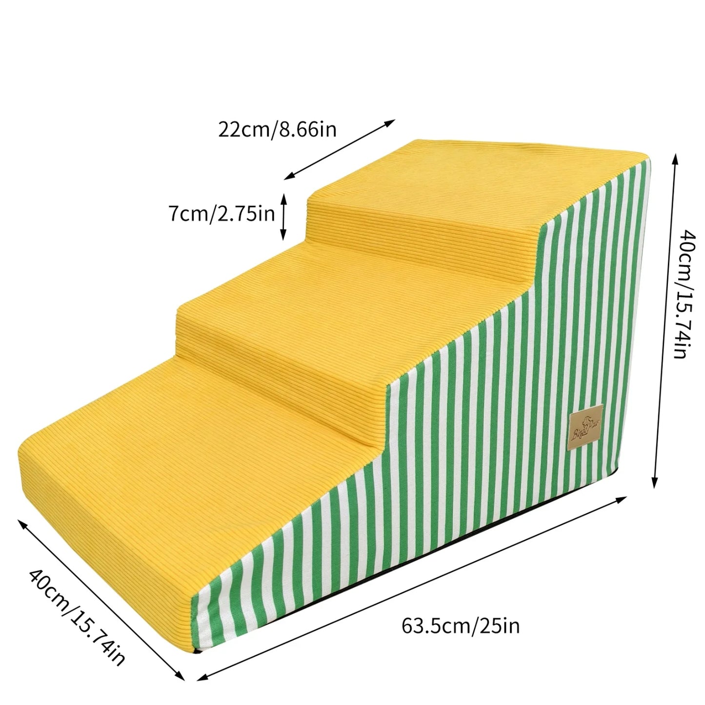 Dog Stairs For Bed And Sofa High-Density Foam Ramp