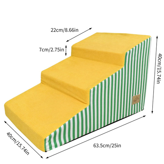 Dog Stairs For Bed And Sofa High-Density Foam Ramp
