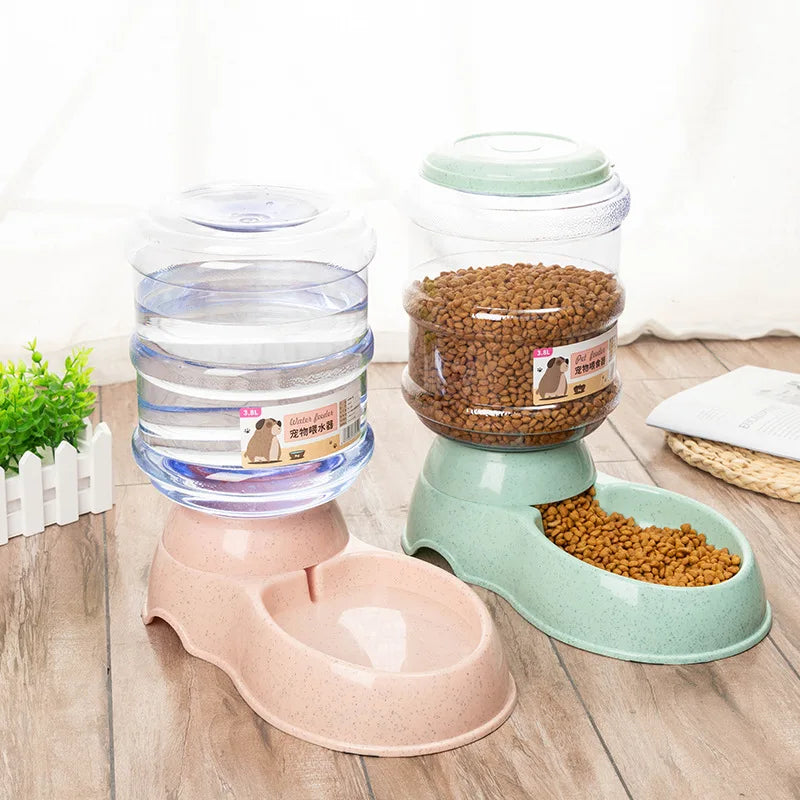 Large Capacity Pet Feeder Bowls For Cats And Dogs Automatic