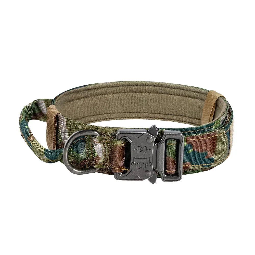 Dog Training Collar Adjustable Tactical Leash Set With Control Handle