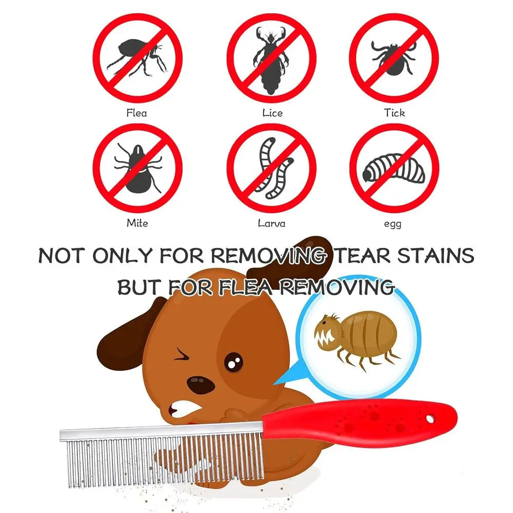 Pet Grooming Kit 4 Pieces Dematting Comb And Slicker Brush